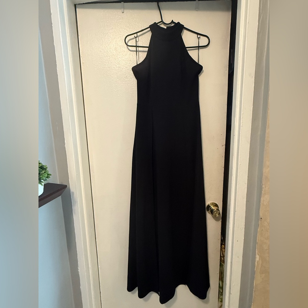 MUSHARE Women’s Halter Neck Sexy Split Cocktail Dress - Picture 3 of 7